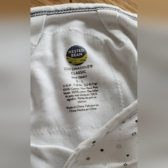 Nested Bean Classic Zen Swaddle | 0-6 months | 1.5 tog - Picture 7 of 10